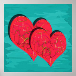 two hearts poster