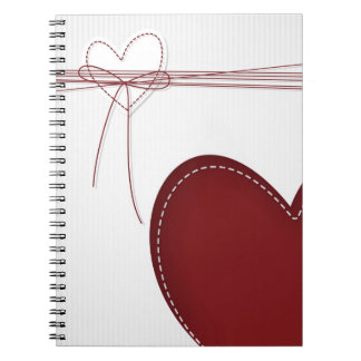 Two Hearts Spiral Notebook