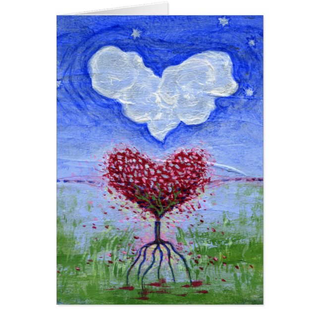 Two Hearts Surrealist Art (Front)