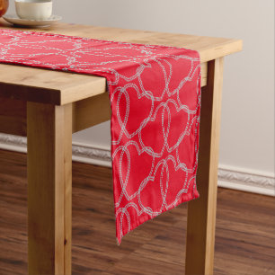 Two Hearts Table Runner