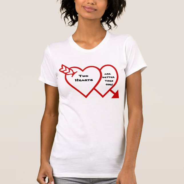 TWO HEARTS tee (Front)