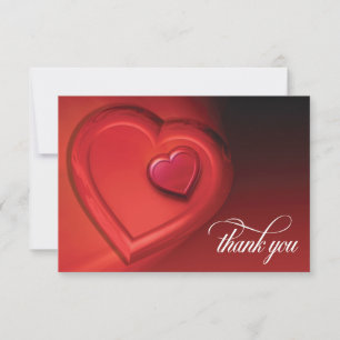 Two Hearts Thank You Card (Version 3)