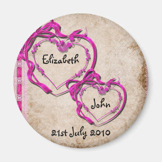 Two Hearts Together Magnet
