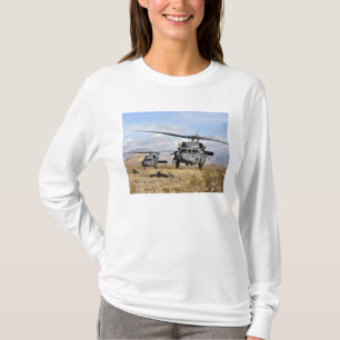 Two HH-60 Pavehawk helicopters preparing to lan T-Shirt