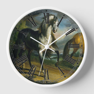 Two Horse 1808 Clock