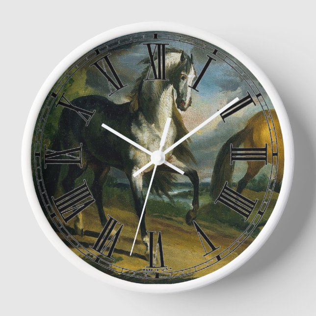 Two Horse 1808 Clock (Front)