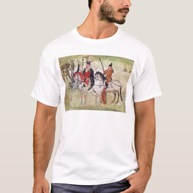 Two Horsemen in a Landscape T-Shirt (Front)