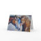 Two horses greeting card