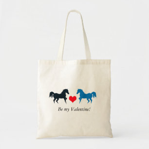 Two Horses in Love tote