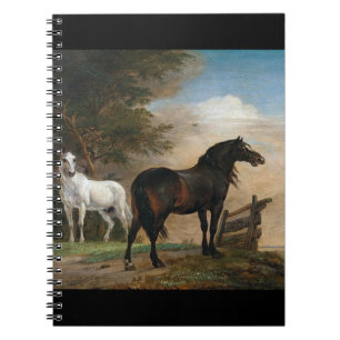 Two Horses in pasture Notebook