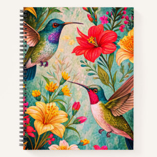 Two Humming Birds Notebook