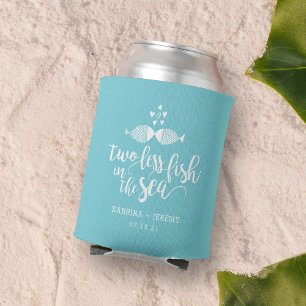 Two if By Sea Personalised Wedding Favour Can Cooler