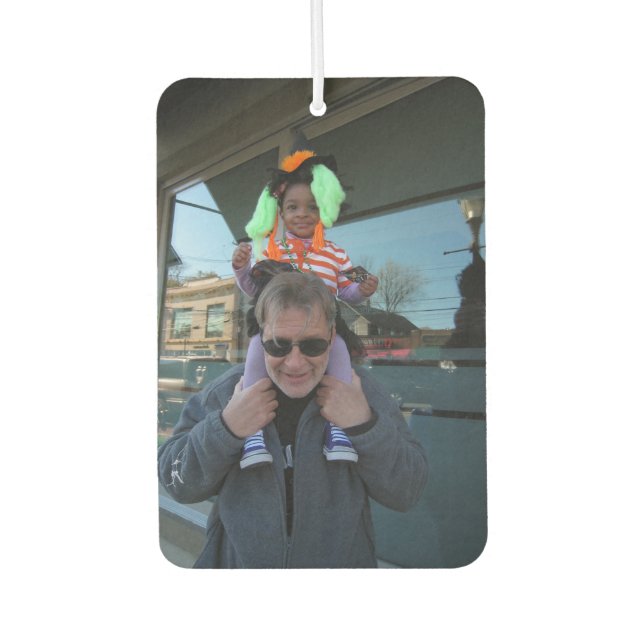 Two Image Design Your Own Picture Car Air Freshener (Front)