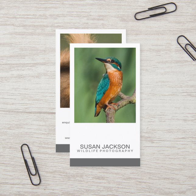 Two Image Photography Business Card (Front/Back In Situ)