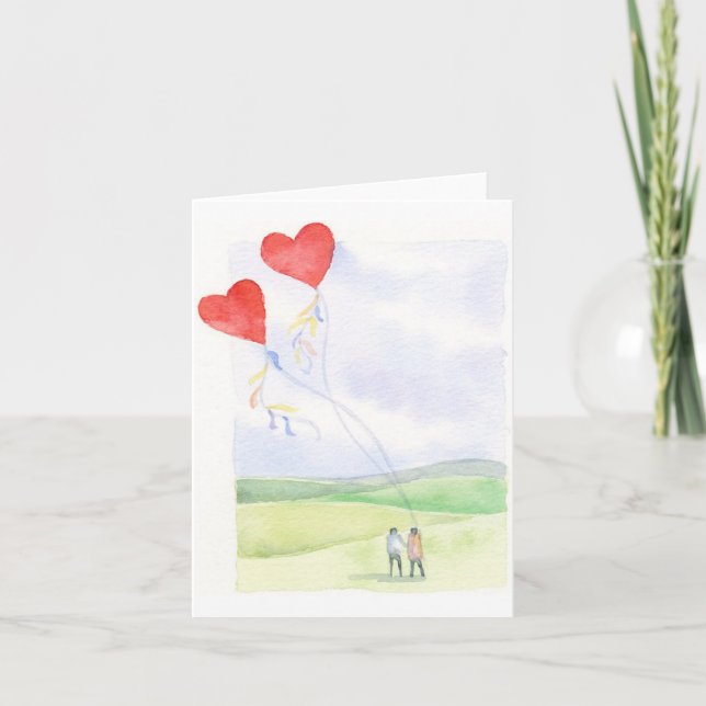 Two in Love - Note Card (Front)