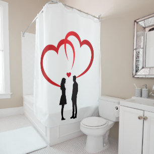 Two In Love Shower Curtain