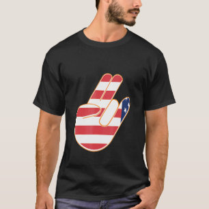 Two In Pinky One In Stinky Us Flag Awesome Humour T-Shirt