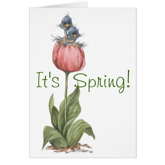 Two in Tulip - Card (Front)