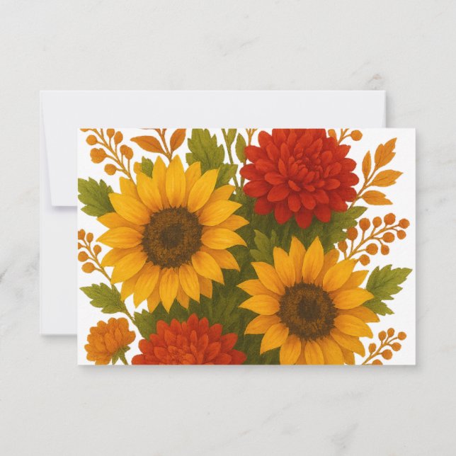 Two Initial Monogram Black Couple Stationery Thank You Card (Back)