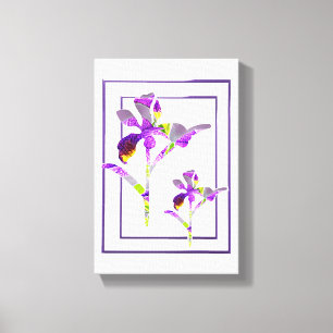 Two Irises ~ Canvas Print