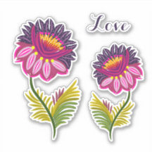 Two isolated flowers