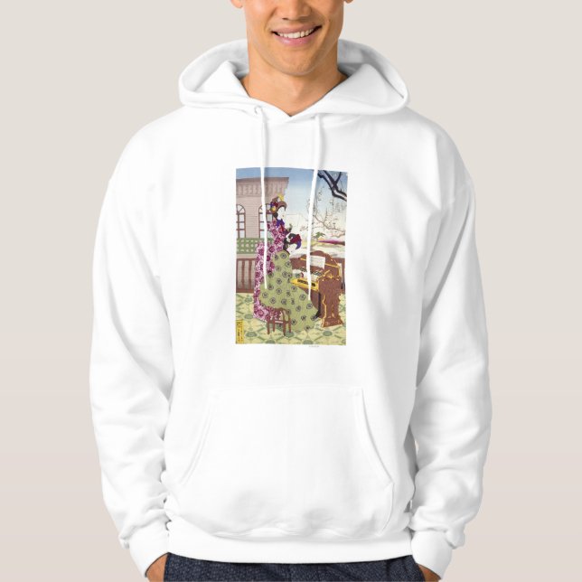 Two Japanese Ladies, C1890 Hoodie (Front)
