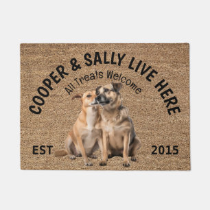Two Kangal Shepherds Personalised Dog Lover  Doormat