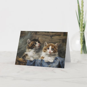 Two Kittens Greeting Card