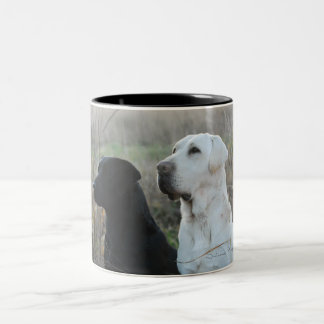 Two labs mug