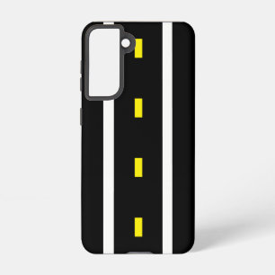 Two Lane Road Phone Case (Black & White)