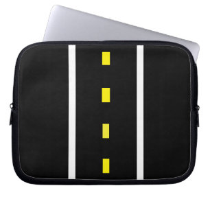 Two Lane Road Tablet Case (Black, White & Yellow)
