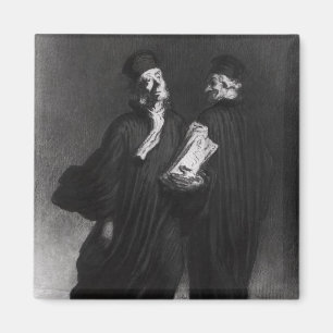 Two Lawyers, c.1862 Magnet