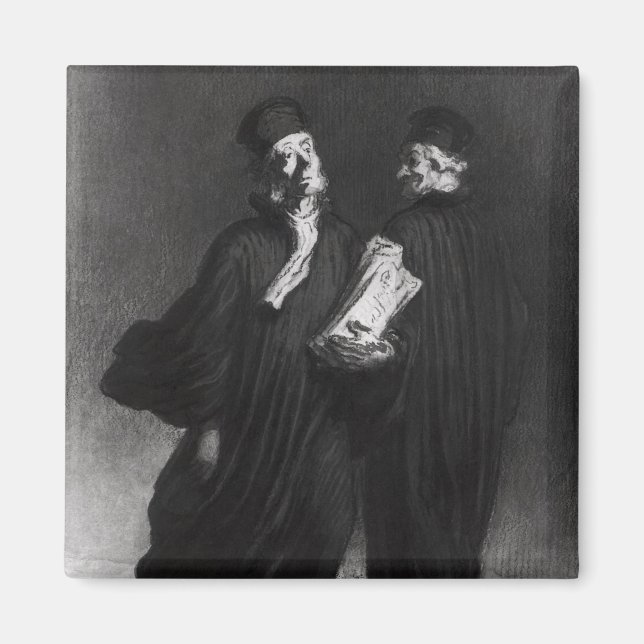 Two Lawyers, c.1862 Magnet (Front)