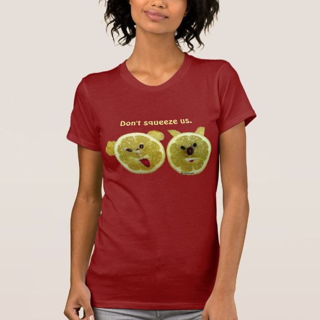 Two Lemon Faces T-Shirt /Apparel (Front)