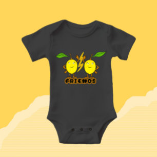 Two lemons baby bodysuit