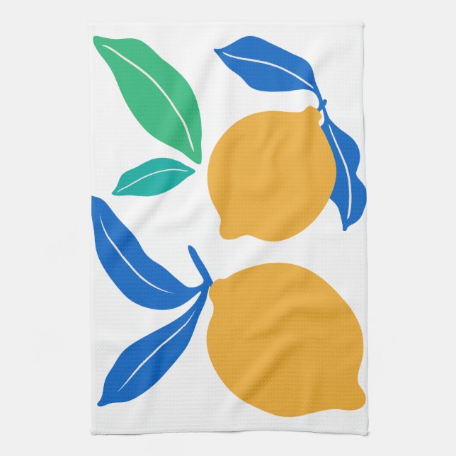 Two Lemons Tea Towel (Vertical)