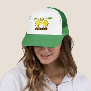 Two lemons trucker hat