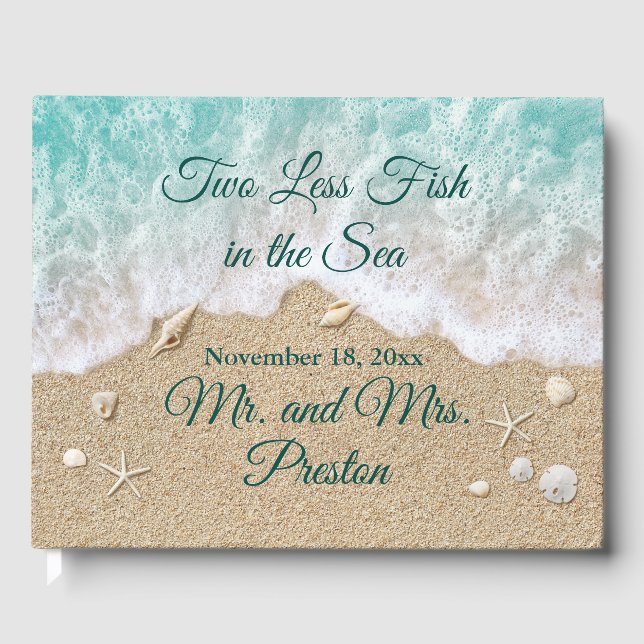 Two Less Fish in the Sea Guest Book (Front)