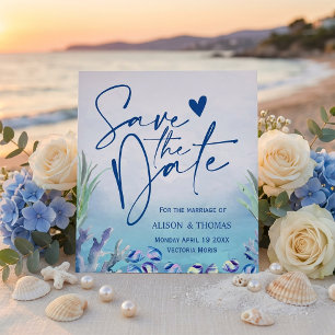 Two Less Fish in The Sea Summer Wedding Save The Date
