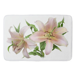 Two Lilies Bath Mat