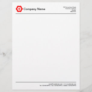 Two Lines v2 Custom Letterhead