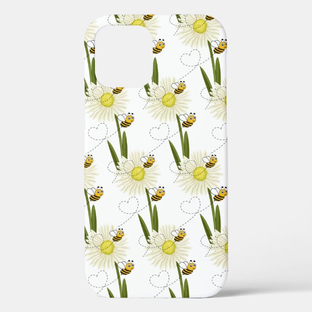 Two little and cute bees Case-Mate iPhone case (Back)