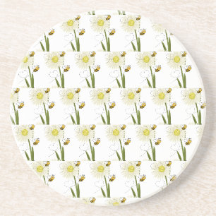 Two little and cute bees coaster