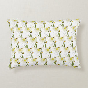 Two little and cute bees decorative cushion