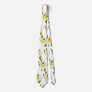 Two little and cute bees tie