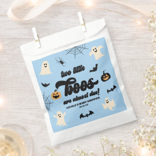 Two Little Boos Twins Halloween Baby Shower Favour Bags