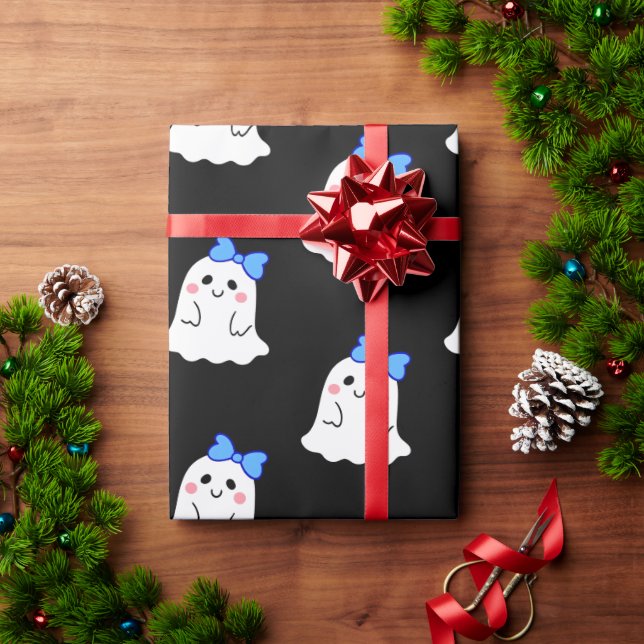 Two Little Boos Twins Wrapping Paper (Holiday Gift)