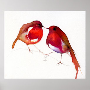 Two Little Ink Birds 2014 Poster