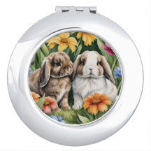 Two Little Lop Bunny rabbits