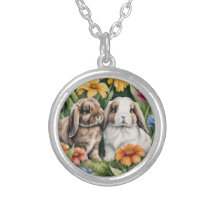 Two Little Lop Bunny rabbits